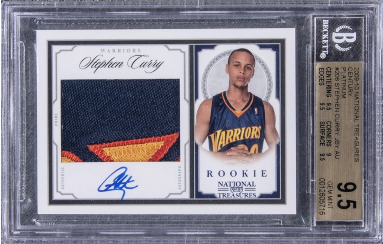Μια rookie κάρτα του Curry πουλήθηκε για 984.000 δολάρια! (pic)